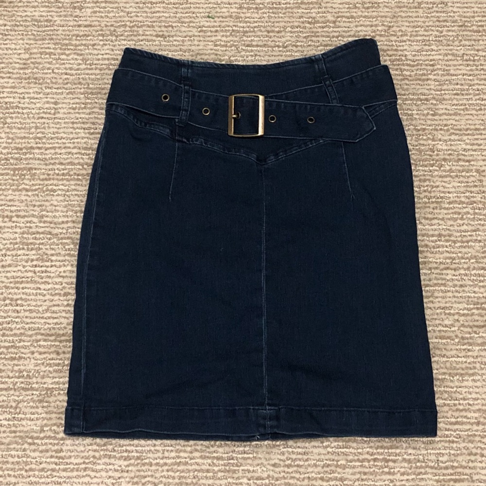 Free People Jean skirt size 0
